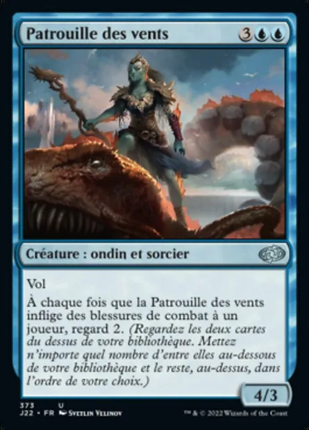 Patrouille des vents, carte Magic J22 373 — extension Jumpstart 2022