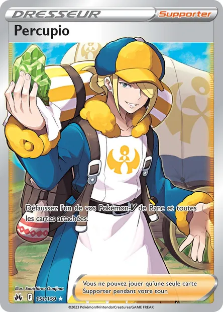 Percupio, carte Pokémon CRZ 151 — extension Zénith Suprême
