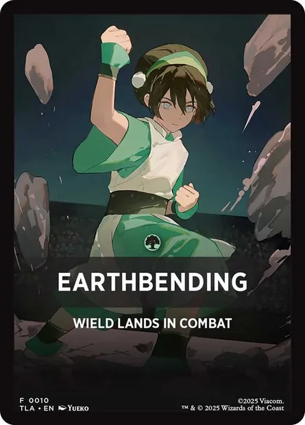 Earthbending, Magic card FTLA 10 — Avatar: The Last Airbender Beginner Box Front Cards set