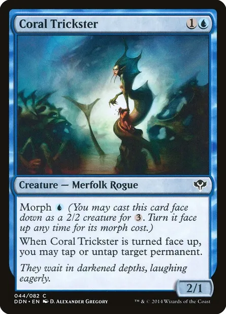 Coral Trickster, Magic card DDN 44 — Duel Decks: Speed vs. Cunning set