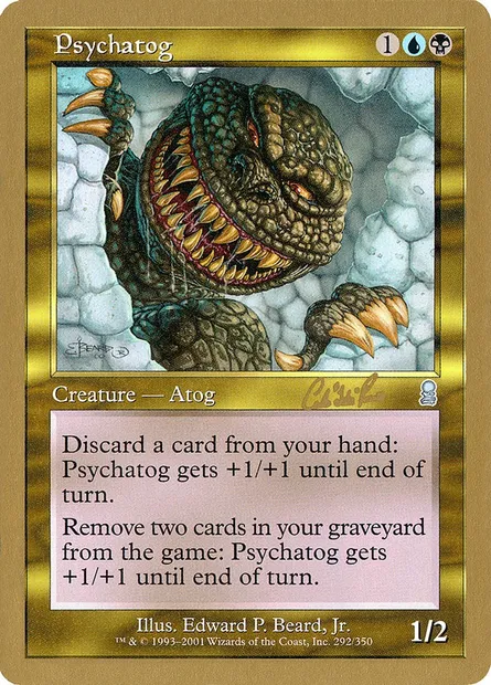 Psychatog, Magic card WC02 cr292 — World Championship Decks 2002 set