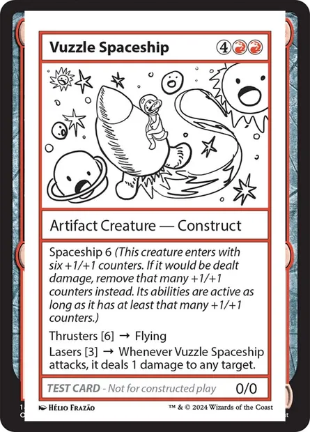 Vuzzle Spaceship, carte Magic MB2 569 — extension Mystery Booster 2