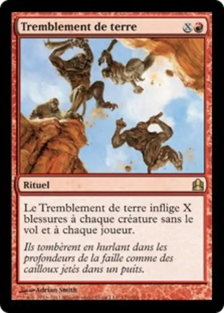 Tremblement de terre, carte Magic CMD 121 — extension Commander 2011