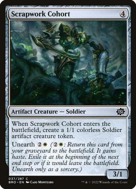 Scrapwork Cohort, Magic card BRO 37 — The Brothers' War set