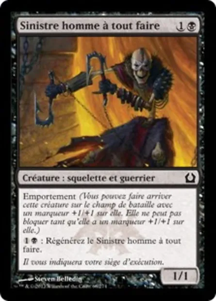 Sinistre homme à tout faire, carte Magic RTR 68 — extension Retour à Ravnica