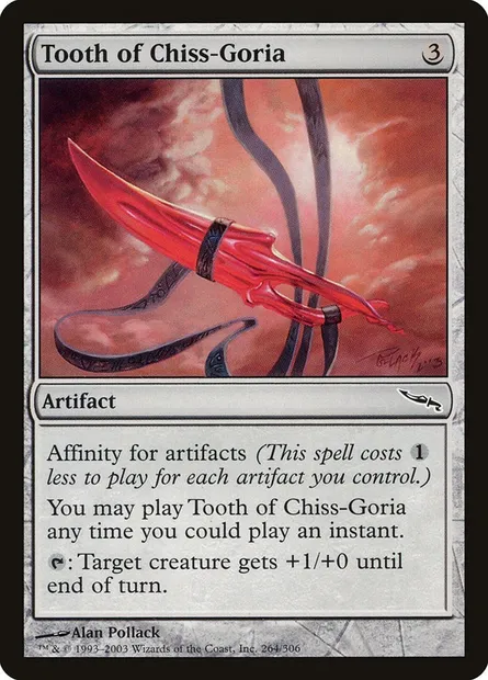 Croc de Chiss-Goria, carte Magic MRD 264 — extension Mirrodin