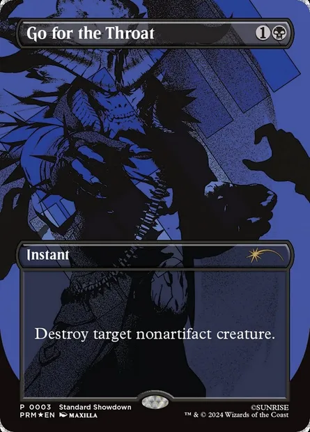 Go for the Throat, Magic card PCBB 3 — Cowboy Bebop set