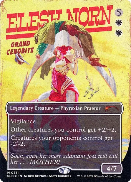Elesh Norn, Grand Cénobite, carte Magic SLD 811 — extension Secret Lair Drop