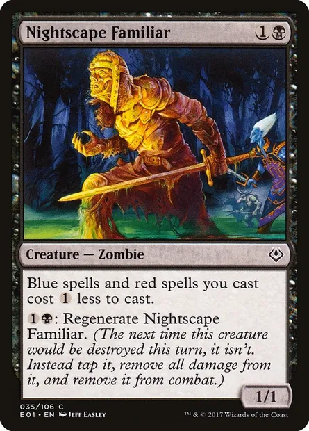 Nightscape Familiar, Magic card E01 35 — Archenemy: Nicol Bolas set