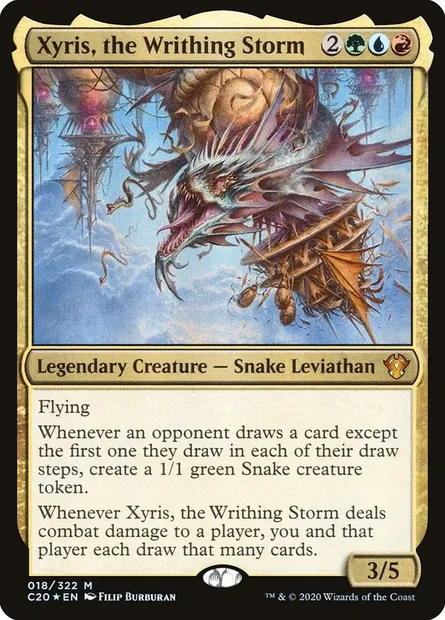 Xyris, the Writhing Storm, Magic card C20 18 — Commander 2020 set