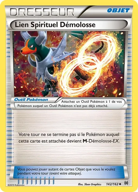 Lien Spirituel Démolosse, carte Pokémon BKT 142 — extension Impulsion Turbo