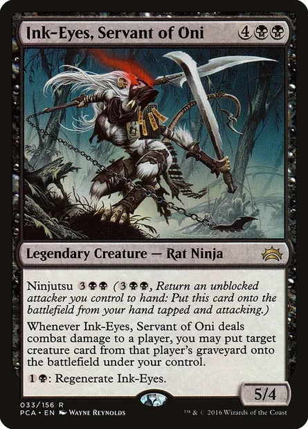 Ink-Eyes, Servant of Oni, Magic card PCA 33 — Planechase Anthology set