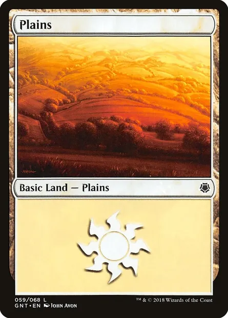 Plaine, carte Magic GNT 59 — extension Game Night