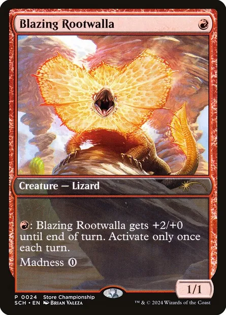 Agame brûlant, carte Magic SCH 24 — extension Store Championships
