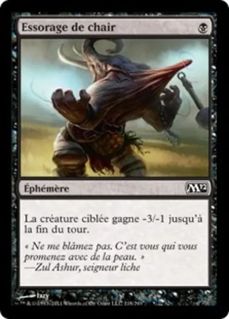 Essorage de chair, carte Magic M12 118 — extension Magic 2012