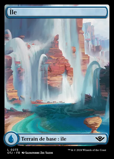 Île, carte Magic OTJ 273 — extension Outlaws of Thunder Junction