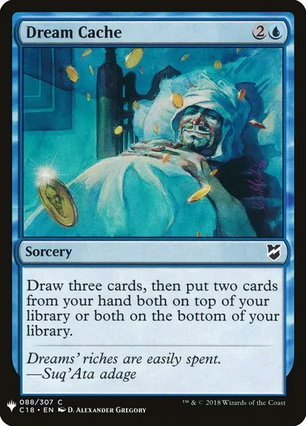 Dream Cache, Magic card PLST C18-88 — The List set