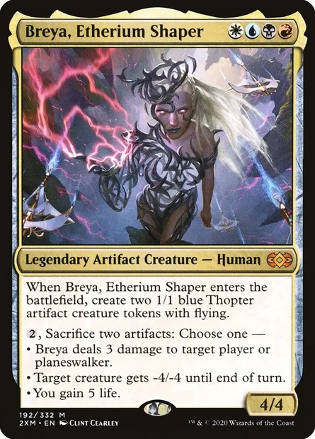 Breya, Etherium Shaper, Magic card 2XM 192 — Double Masters set