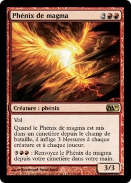 Phénix de magma, carte Magic M11 150 — extension Magic 2011