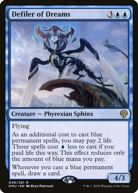 Defiler of Dreams, Magic card PDMU 46p — Dominaria United Promos set
