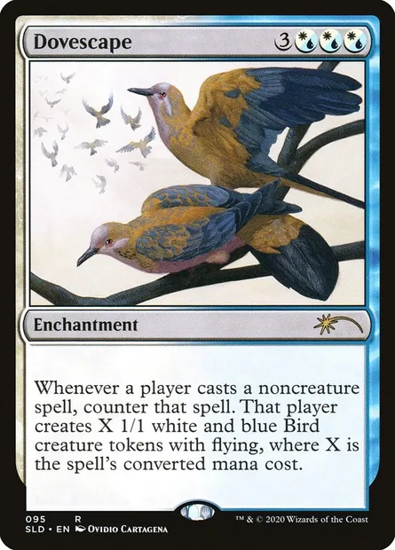 Tourterelles, carte Magic SLD 95 — extension Secret Lair Drop