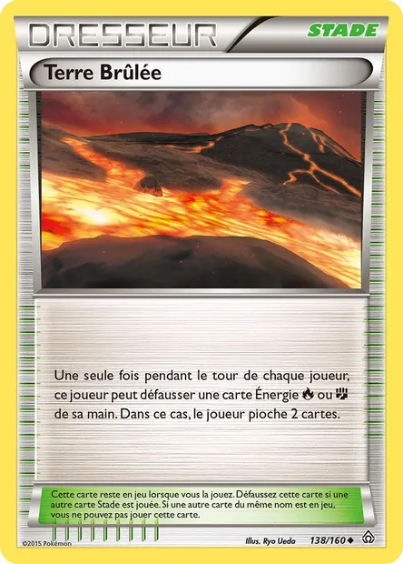 Terre Brûlée, carte Pokémon PRC 138 — extension Primo-Choc