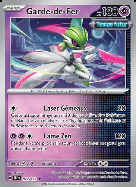 Garde-de-Fer, carte Pokémon TEF 079 — extension Forces Temporelles