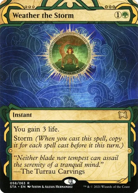 Weather the Storm, Magic card STA 58 — Strixhaven Mystical Archive set