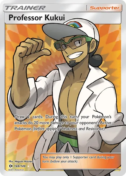 Professor Kukui, Pokémon card SUM 148 — Sun & Moon set