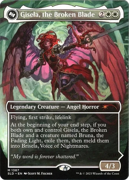 Gisela, the Broken Blade, Magic card SLD 1387 — Secret Lair Drop set