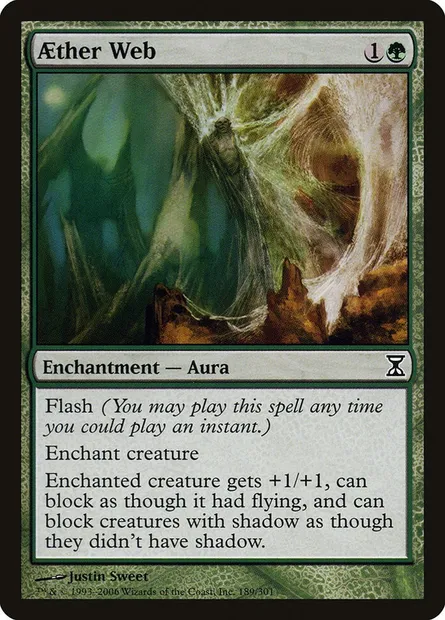 Aether Web, Magic card TSP 189 — Time Spiral set
