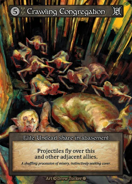 Crawling Congregation, Sorcery card GOT 050 — Gothic set