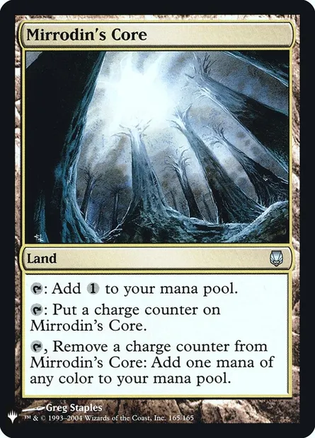 Mirrodin's Core, Magic card PLST DST-165 — The List set
