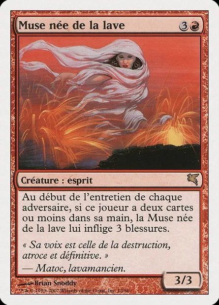 Lavaborn Muse, Magic card PSAL C13 — Salvat 2005 set