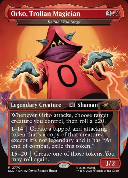 Delina, Wild Mage, Magic card SLD 2770 — Secret Lair Drop set