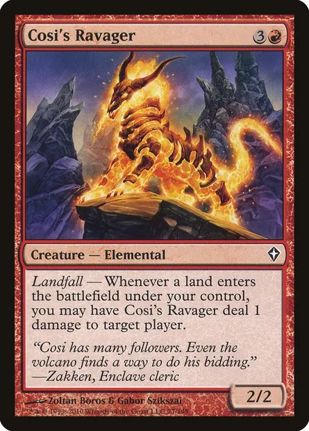 Cosi's Ravager, Magic card WWK 77 — Worldwake set