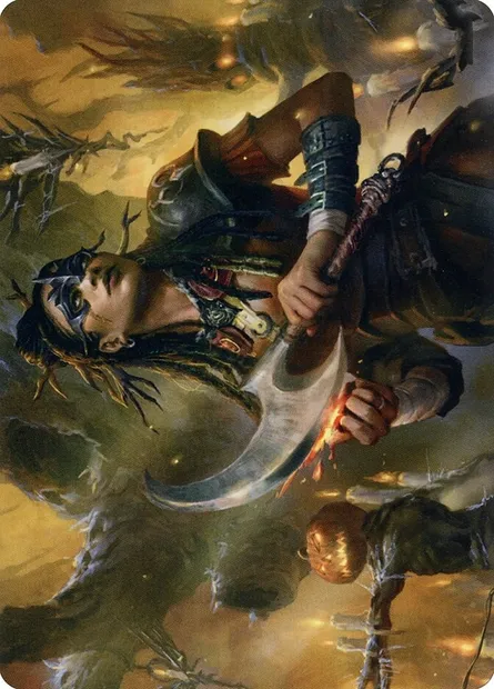 Harvesttide Sentry // Harvesttide Sentry, Magic card AMID 47 — Midnight Hunt Art Series set