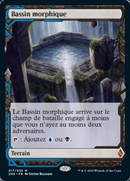 Bassin morphique, carte Magic ZNE 17 — extension Zendikar Rising Expeditions