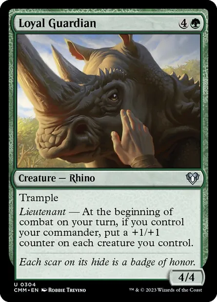 Loyal Guardian, Magic card CMM 304 — Commander Masters set