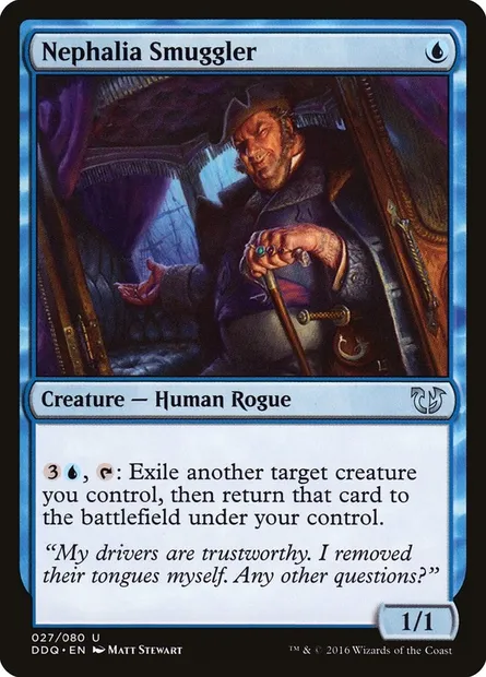 Nephalia Smuggler, Magic card DDQ 27 — Duel Decks: Blessed vs. Cursed set