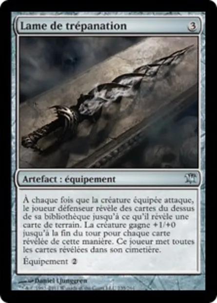 Lame de trépanation, carte Magic ISD 235 — extension Innistrad