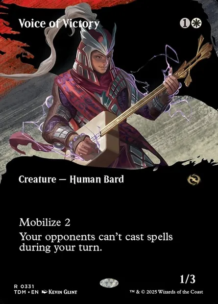Voice of Victory, Magic card TDM 331 — Tarkir: Dragonstorm set