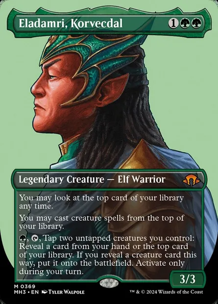 Eladamri, Korvecdal, Magic card MH3 369 — Modern Horizons 3 set