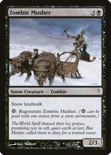 Zombie Musher, Magic card CSP 75 — Coldsnap set