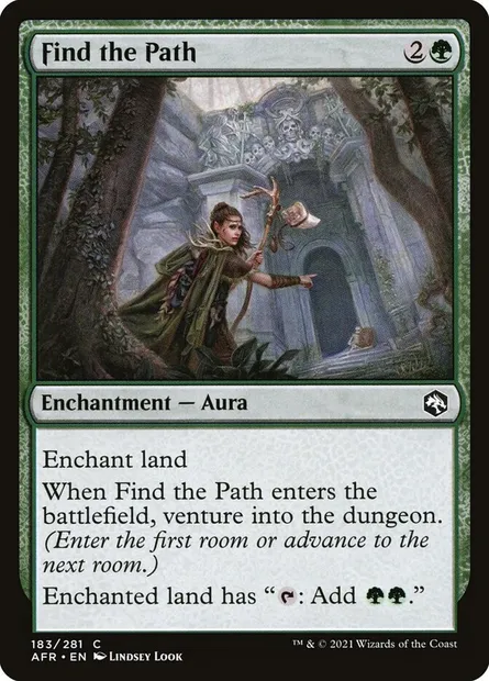 Find the Path, Magic card AFR 183 — Adventures in the Forgotten Realms set