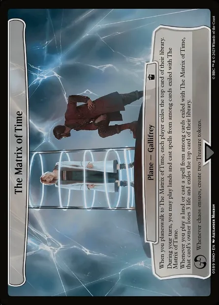 The Matrix of Time, Magic card WHO 589 — Doctor Who set