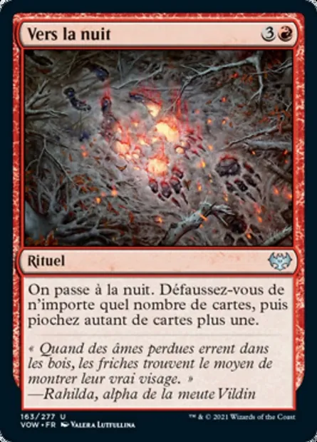 Vers la nuit, carte Magic VOW 163 — extension Innistrad : noce écarlate