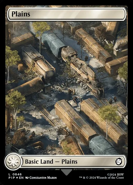 Plaine, carte Magic PIP 846 — extension Fallout