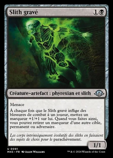 Slith gravé, carte Magic MH3 91 — extension Modern Horizons 3