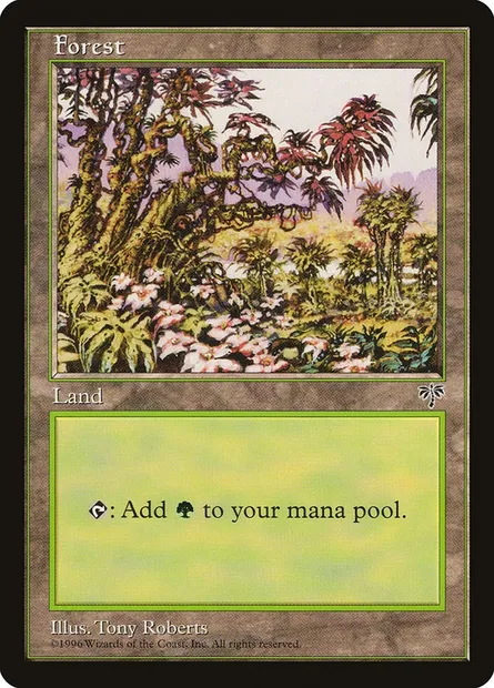 Forêt, carte Magic MIR 350 — extension Mirage